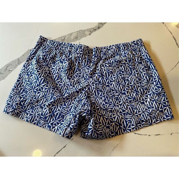 Lilly Pulitzer Ocean View 5” Pull-On Shorts Blue Women’s Sz L - Picture 3 of 9